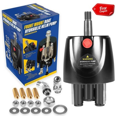 for Seastar HH5271-3 Hydraulic Helm Pump 1.7 cu in Boat Steering Front Mount