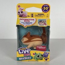 Little Live Pets Needees Nibblee Chipmunk Interactive Toy Brand New In Box RARE