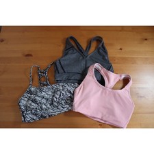 Lot of 3 Women's Sports Bras   Small