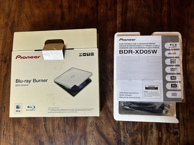 Pioneer BDR-XD05W Blu-ray Burner | LibreDrive Enabled | Original Firmware | NOS