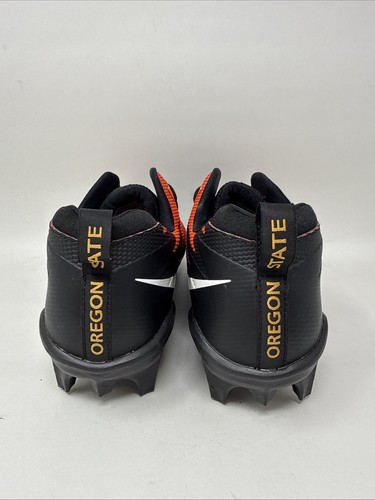Botines de fútbol americano Nike Alpha Pro Mid edición equipo estatal de Oregón muestra promocional talla 12 - Imagen 7 de 11