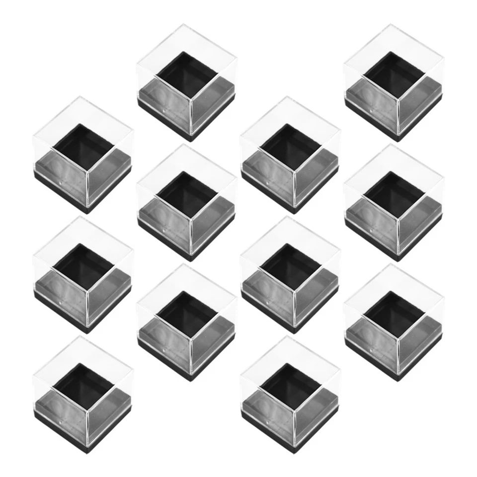 12 Pcs Stone Display Storage Case Boxes for Collectibles Crystal Specimen Small - Image 4 of 4