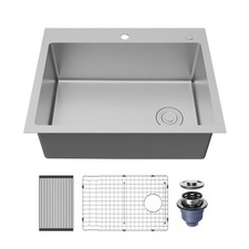 Karran USA TMSB2831-PK1 Fusion 28" Drop In Single Basin Stainless - Satin