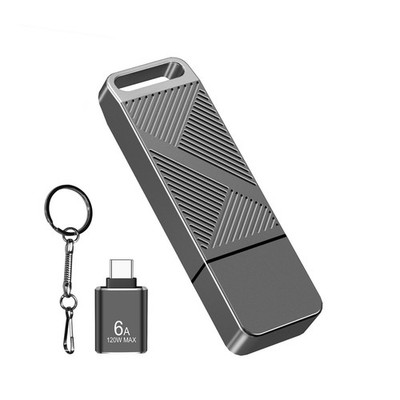 EASTBULL 32GB FAT32 USB 3.0 Flash Drive with a USB C Adapter and Keychain, Fa...
