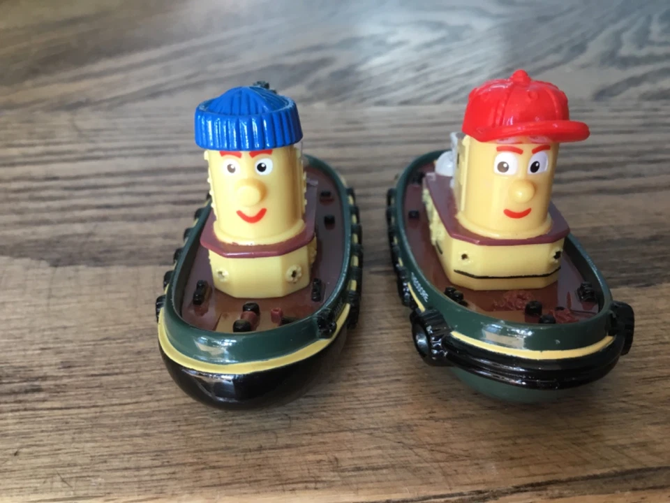 Theodore Tugboat & Hank Tugboat Lot – 1998 ERTL – Vtg. Figures – VG/ExcellenT - Image 2 of 4