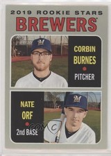 2019 Topps Heritage Rookie Stars Nate Orf Corbin Burnes #88 0p7