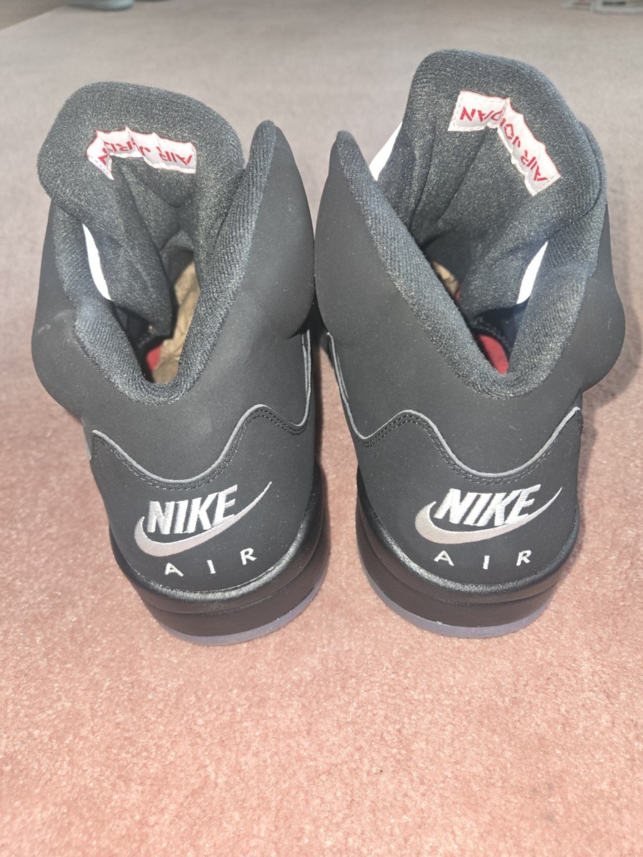 2016年製　JORDAN5 　黒　20cm Air Jordan 5 V Retro OG Black Metallic 2016 Release Mens