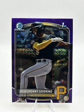 Jhonny Severino 1st Bowman Chrome Purple Refractor /250 2025 BCP-233