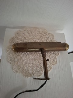 Dachbodenfund alte Bilderleuchte 23cm