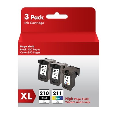 Ink Cartridge for Canon PG-210XL CL-211XL PIXMA MP250 MP280 MX410 MX340 330 Lot