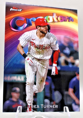 2025 Topps Finest - Creators Trea Turner #C-23 Phillies