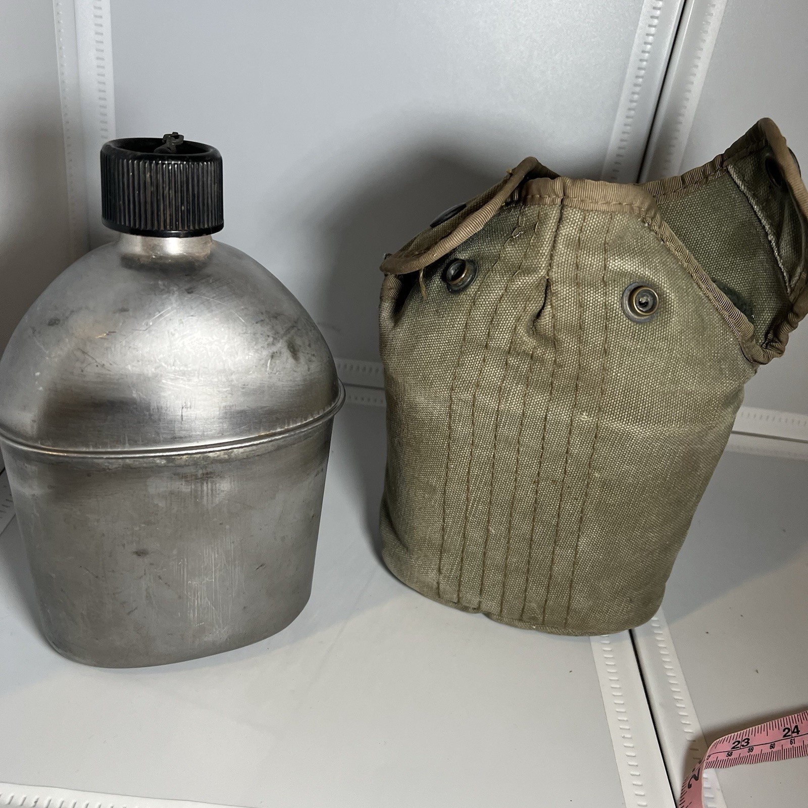 Military U.S. Army WWII 1944 Vollrath Canteen & Holder Japan