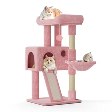 Cat Tree, 36 Inch Cat Tree Tower with Cat Condo, Small Cat Tower with Scratch...