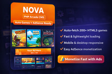 PHP Game Script 200 Juegos HTML5