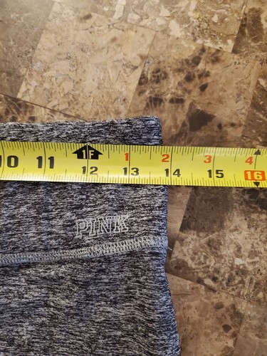 Victoria's Secret Pink Ultimate Yoga Capri Crop Pants Size M Heather Gray - Picture 5 of 12
