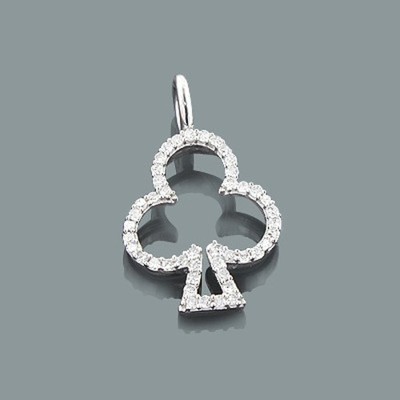 Damen Gold Glücksbringer Anhänger mit Diamanten 0,17ct 10K Keulen