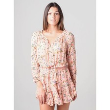 LoveShackFancy Popover Dress, Pink- S