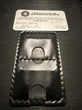 Kraken Golf Norman Black Leather Divot Tool Ball Marker Holder