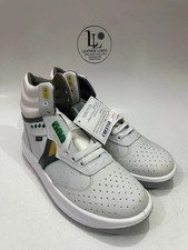 Servis Cheetah High Top Trainers White Yellow Green Shoes Afghani Tali Style OG