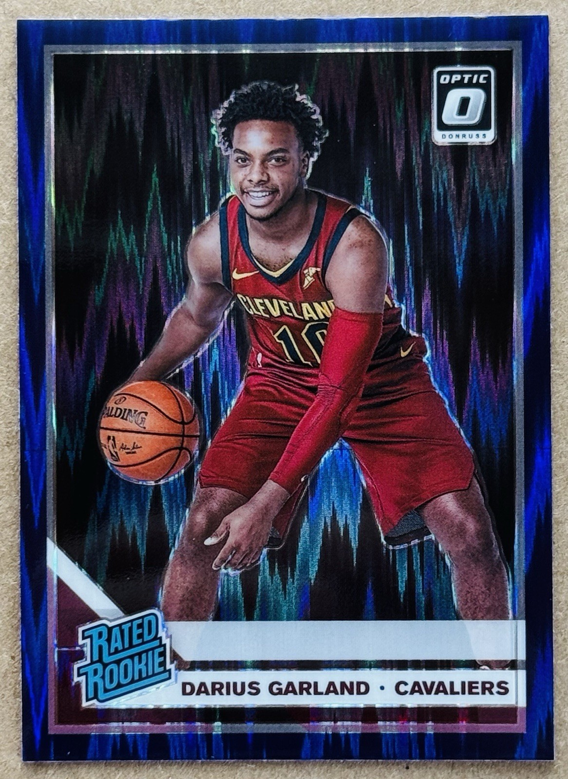 2019-20 DONRUSS OPTIC DARIUS GARLAND RATED ROOKIE PURPLE SHOCK PRIZM RC #195 NM+