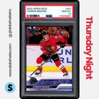 2023 UPPER DECK #451 CONNOR BEDARD YOUNG GUNS RC ROOKIE PSA 10