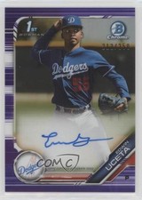 2019 Bowman Chrome Prospects Purple Refractor /250 Edwin Uceta #CPA-EU Auto it9