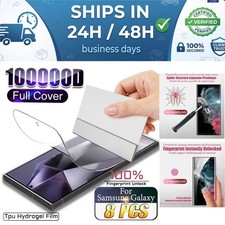 8-Pack Hydrogel Screen Protector for Samsung Galaxy S26 S25 S24 S23 S22 Ultra