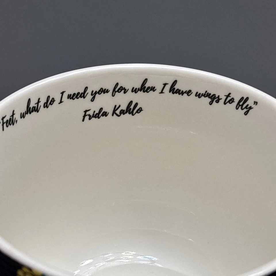 FRIDA KAHLO Kikkerland Mug 16 fl oz Inspirational Quote Collectible Gift - NEW - Image 2 of 4