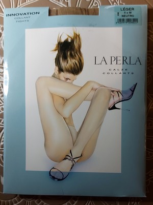 Collants La Perla Innovation Neutro - Taille S - Neuf Avec étiquettes - Made In Italy