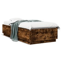 Bettgestell RäUchereiche 90X200 Cm Holzwerkstoff
