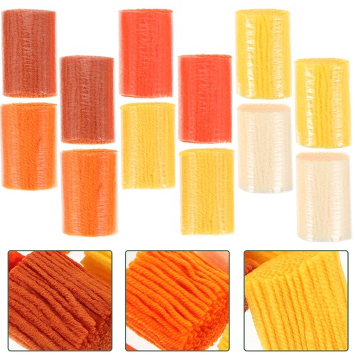 Crafting Yarn Set 12Pcs for Rug Making Latch Hook Soft Acrylic