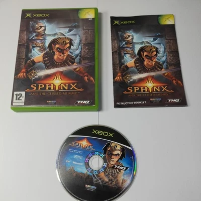 Sphinx and the Cursed Mummy - Microsoft Original Xbox Game- With Manual - Image 1 of 4