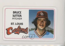 1981 Perma-Graphics/Topps Credit Cards Bruce Sutter #125-024 HOF