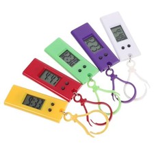 Keychain Pocket Watch 5pcs Mini Key Ring Digital Watch Backpack Keyring for
