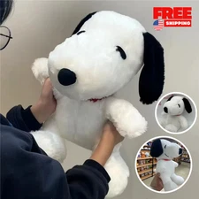 🔥30cm Cartoon Cute Snoopy Plush Toy Pillow Sofa Back Plush Doll Gifts 🇺🇸