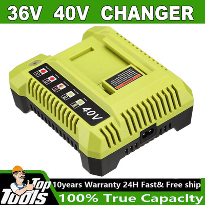 Schnellladegerät für Ryobi 36V 40V BPL3650D Lithium-Akku  BPL3640D OP4015 OP4050