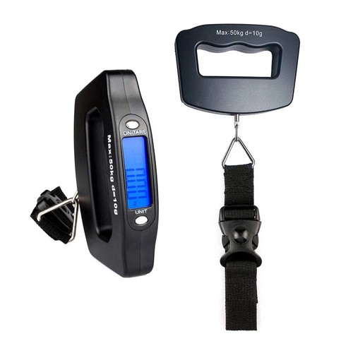 Digital Luggage Scale, Baggage Weight Scale, 110 Lb (50 Kg), Portable Handheld - Picture 11 of 16