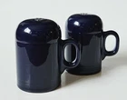 Fiesta Fiestaware Range Stove Top Salt Pepper Shakers Set Pair Cobalt Blue