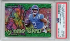 2024 WC Dino-Might Jaxson Dart GREEN KALEIDOSCOPE Rookie RC #'D 6/8 PSA 8 GIANTS
