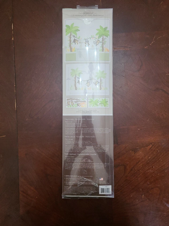 Nuevo en Paquete Koala Bebé Mono Divertido Arte de Pared Calcomanías Calcomanías Guardería Infantil Juguetes R Us Foto 2 de 4