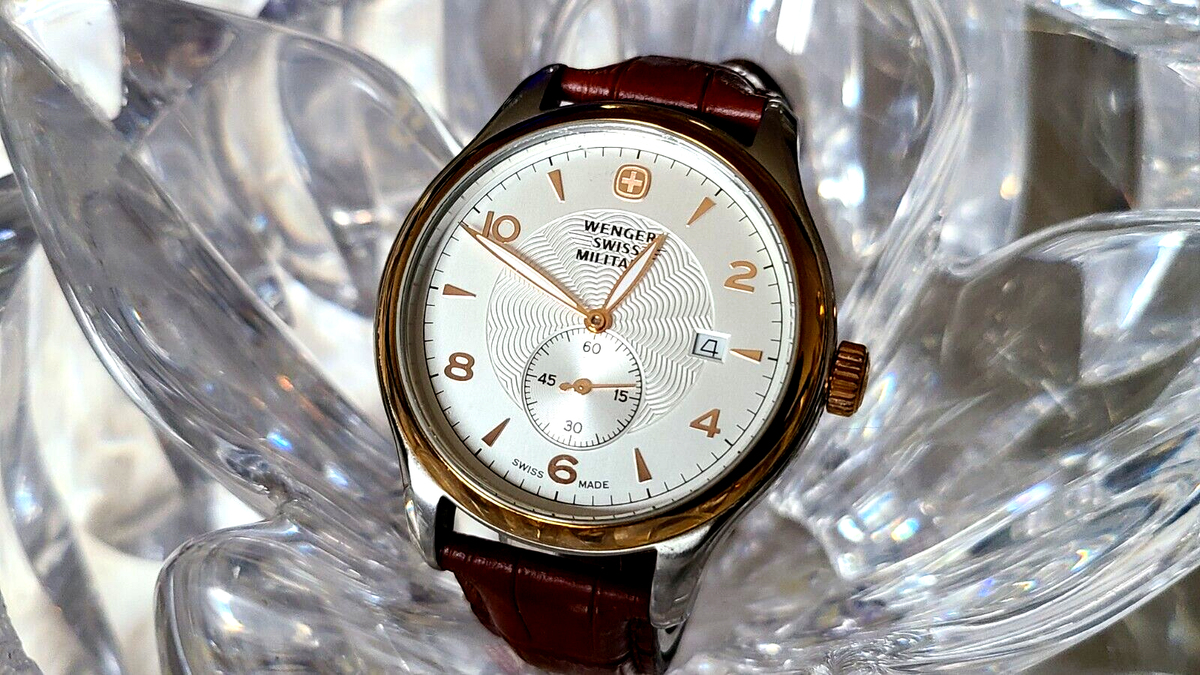 Wenger Quartz Movement Silver Dial Men's Watch 79301C | eBay