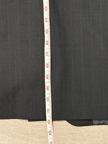 Jos A Bank Pinstripe Suit Jacket Men’s Size 42 Long Gray 100% Wool - Picture 6 of 10