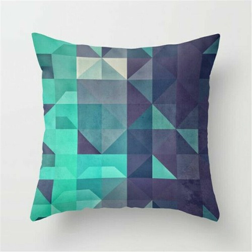 Geometric Printed Pillow Cases Square Cushion Cover Throw Waist Sofa Home Decor - Picture 81 of 136