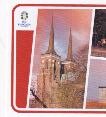 Topps Euro 2024 Sticker Denmark DEN P1 Landmark 1/2