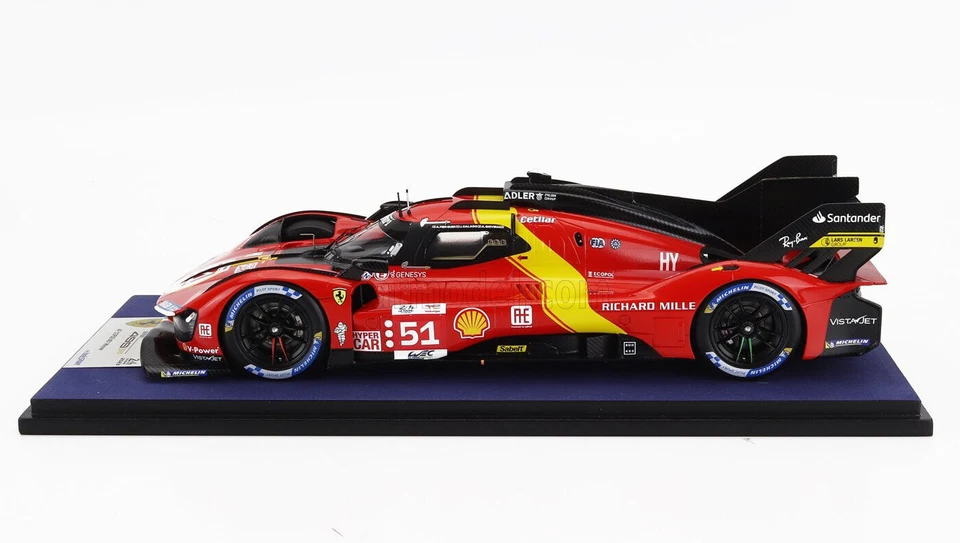 LOOKSMART 1:18 FERRARI 499P AF CORSE WINNER 24H LE MANS 2023 #51 LOOK SMART 499 - Immagine 4 di 4
