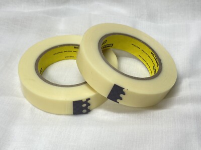 LOT x2 3M Scotch 8898 Filament Strapping Tape 1 in. x 60 yds. IVORY