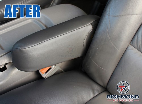 00 01 02 Chevy Tahoe Suburban LS con cuero - Cubierta reposabrazos lateral del pasajero GRIS- - Imagen 9 de 12