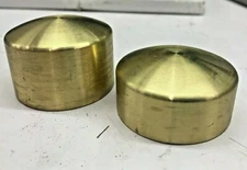 REAR BRASS AXLE COVERS Harley SOFTAIL 2008 - up _______ 2408
