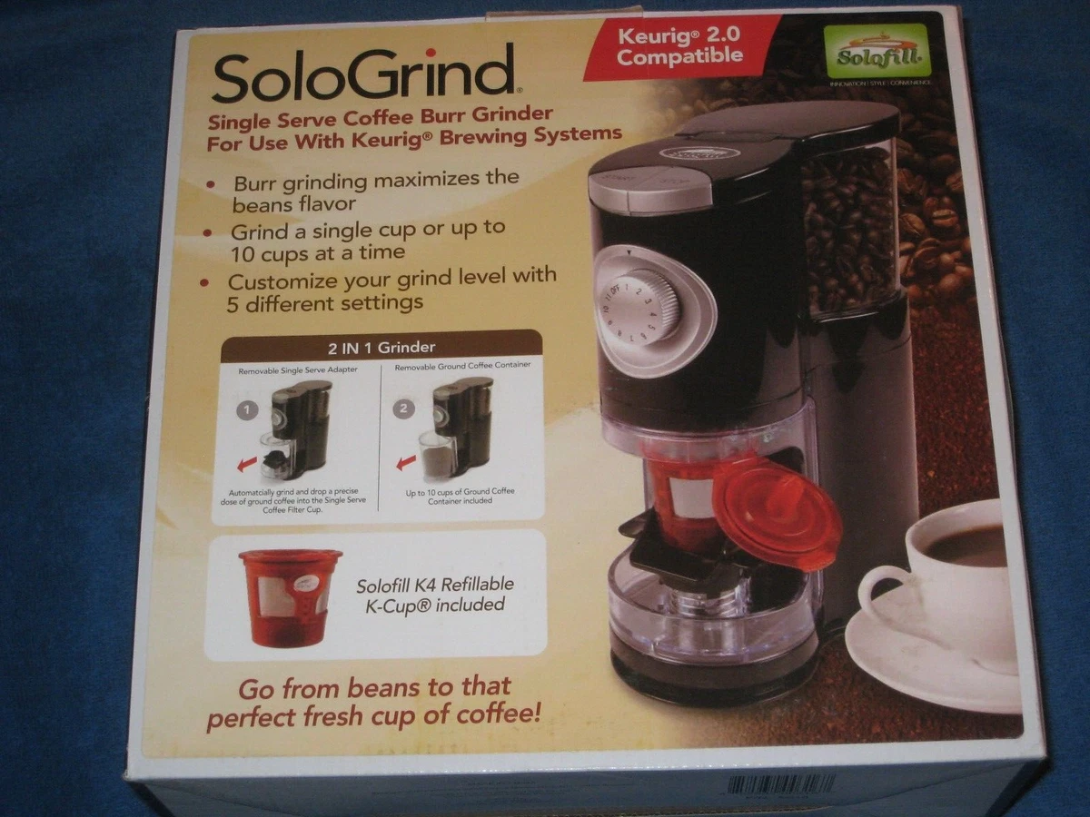 Solofill SoloGrind 2in1 Automatic Single Serve Coffee, 59 OFF