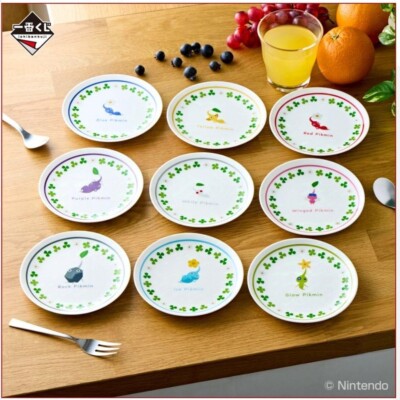 ピクミン　お皿9枚セット Pikmin At Home Collection ceramics Plate 9 types complete set